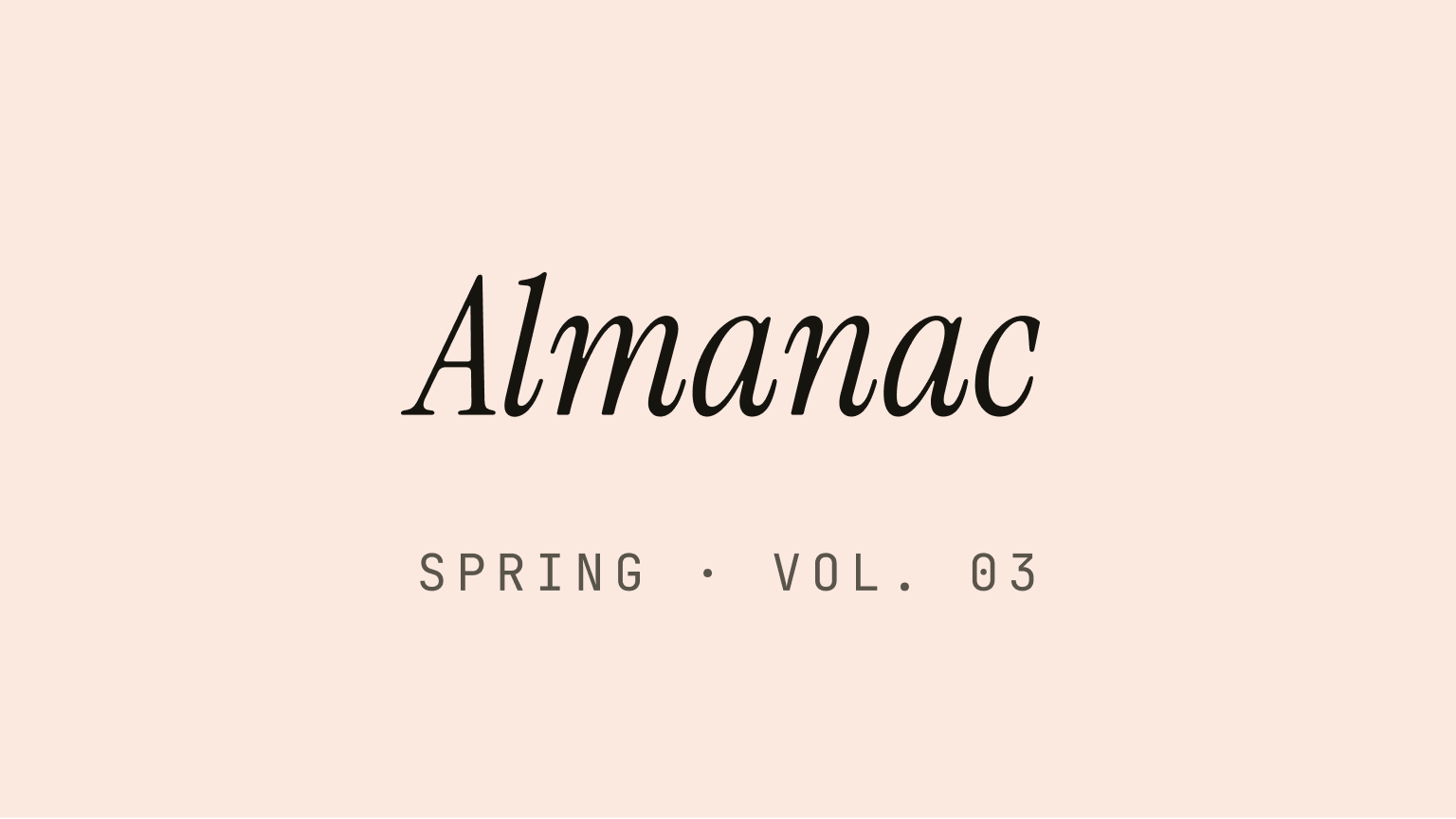 Almanac — magazine kit